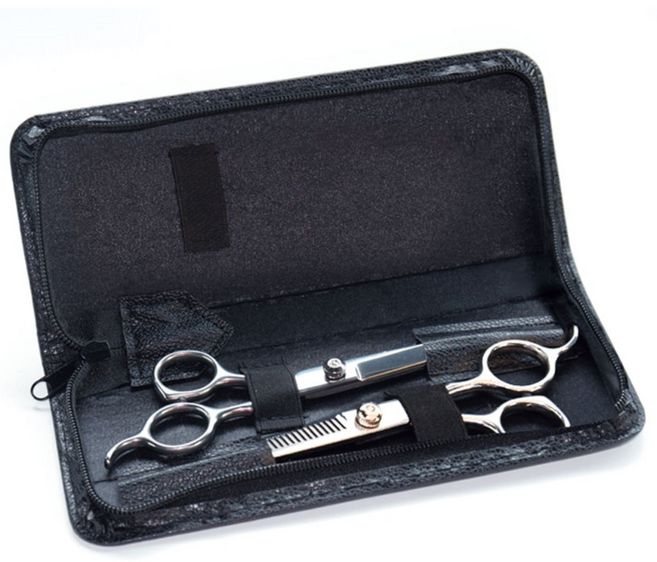 광천사 가위 가죽케이스, 블랙, 1개