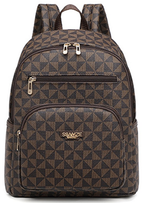 제나두 쌈지마켓 쌈지가방 여성 캐쥬얼백팩 가죽배낭 데일리백 엄마선물 D1351 헤이즐