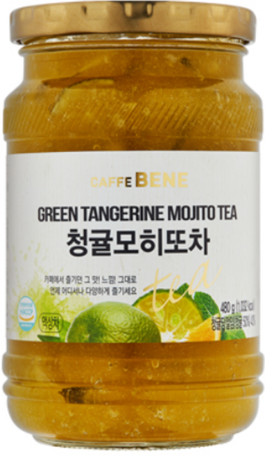 카페베네 청귤 모히또 차, 480g, 1개입, 1개