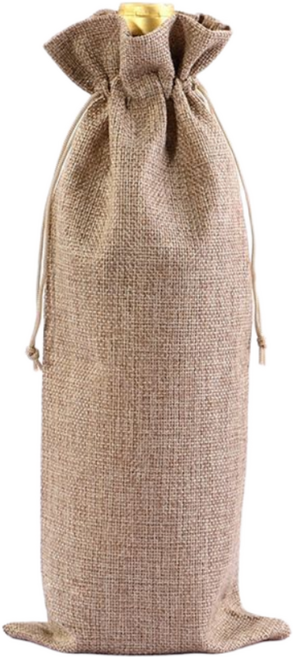 일상채움 고급 와인 쇼핑백 포장백 답례품 포장 와인커버 10P, 1세트, 베이지