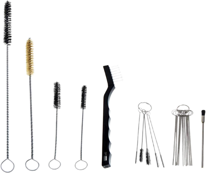 브러쉬 17종 다용도 청소 브러쉬 노즐 청소 스틸 와이어 브러시, 1개