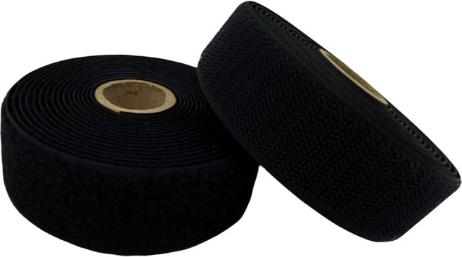 케이엘 국산 단면 재봉용벨크로 폭 3cm, 10세트, 검정색 암수 3미터씩