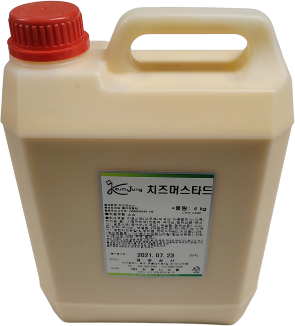 뫼루니식품 드레싱 치즈머스타드소스 4KG 크림 치즈맛, 1개