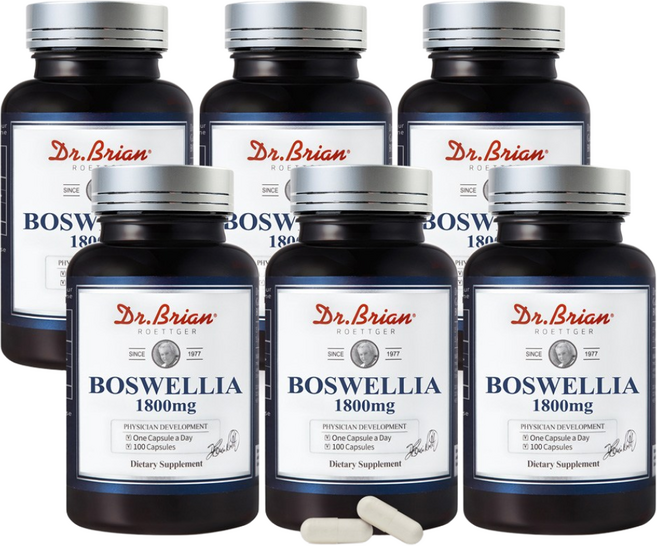 닥터브라이언 보스웰리아 1800mg 캡슐, 100정, 6개