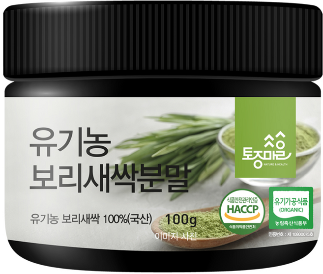 토종마을 유기농 보리새싹분말, 1개, 100g