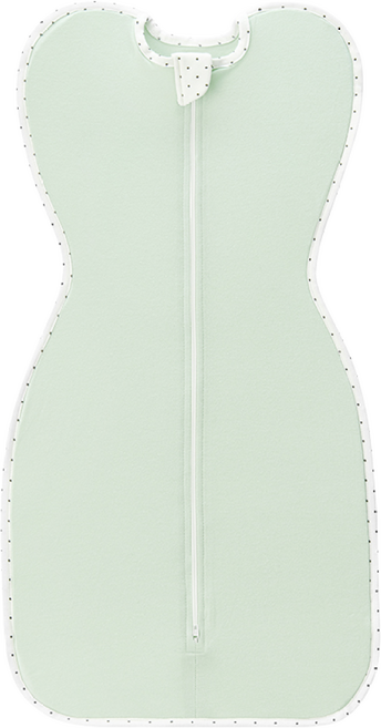 나비잠 신생아 속싸개 순면 모로반사 방지 조리원 사계절 민트 M 1개 출산 선물 업다운지퍼