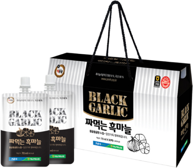 새남해농협 해두룸 짜먹는 흑마늘, 30개, 70ml