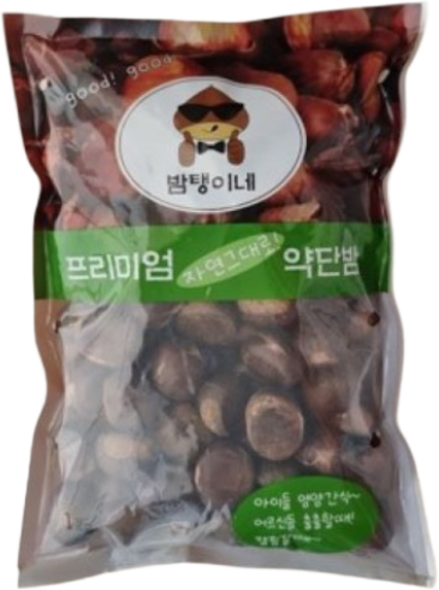 밤탱이네 프리미엄 약단밤1kg- 칼집밤 군밤 알밤 황금밤 생밤 햇밤 에어프라이어밤, 3kg, 1개