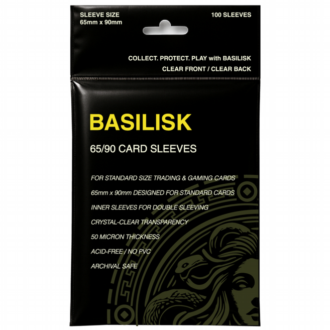 바실리스크 50M 65x90 카드 슬리브 100매입, 1개
