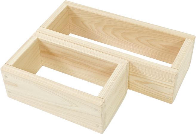 더복 편백나무 카스테라틀 무접착제 국산제작 빵틀 위생적인 천연향균 나무틀, 1개