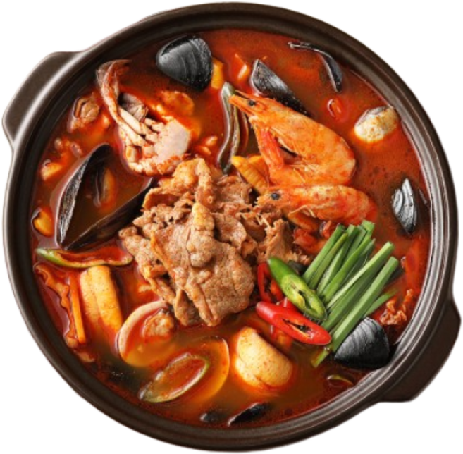 푸딩팩토리 고기듬뿍 우삼겹 짬뽕탕 450g 면제외 해물고기짬뽕 국물요리 소주안주 (면세), 1개