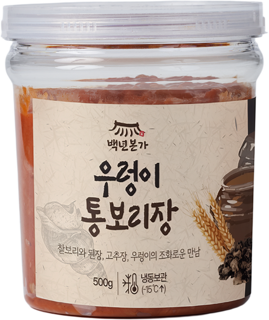 백년본가 만능 양념 밥도둑 오리지널 우렁이 보리장, 500g, 1개