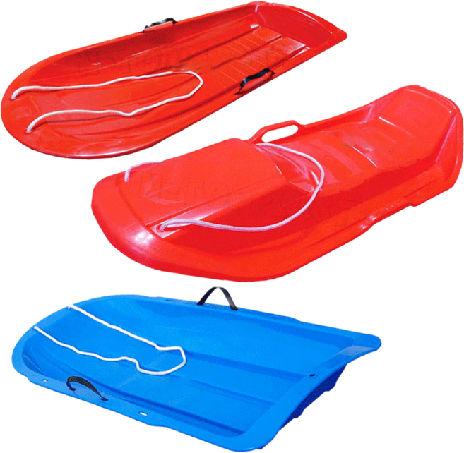 탑플라스틱 1인용 2인용 어린이 등받이 내쇼날 눈썰매 설매, 탑썰매2, 파랑, 1개