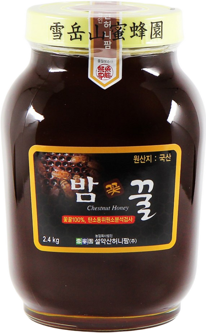 설악산허니팜 밤꿀, 2.4kg, 1개