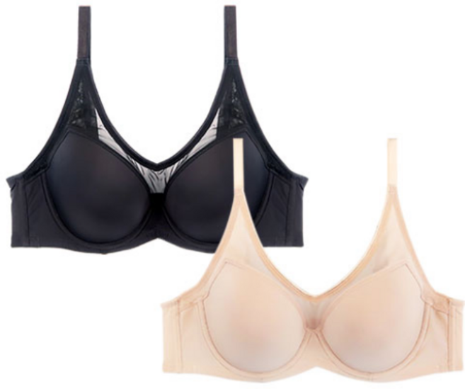 판도라by비비안 사이드업 올사이즈 빅컵 풀컵망사몰드브라2종