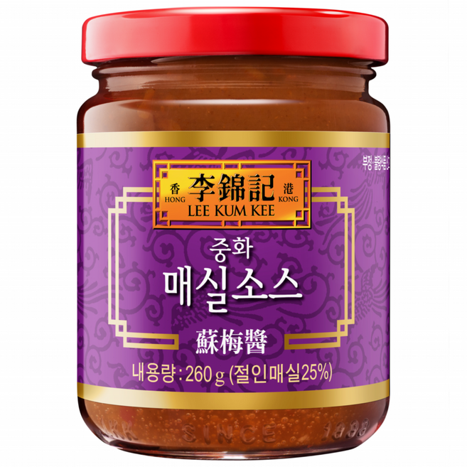 이금기 오뚜기 중화 매실소스, 260g, 6개