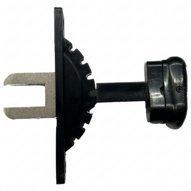 ( 앞쪽 핀 모양 확인) 루버창 손잡이 루버창 핸들, 1개, U자형 블랙