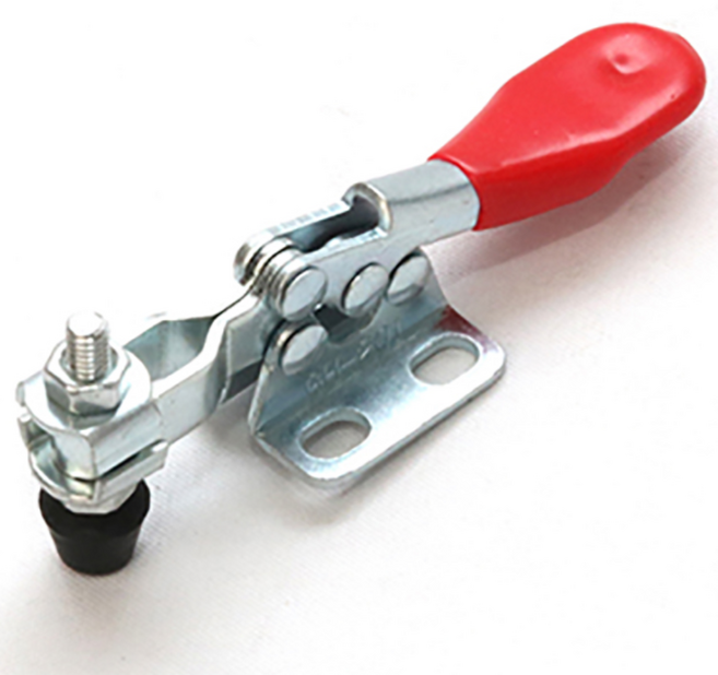 토글 클램프 GH-201 수평형 고정장치 목공 금속 목재 바이스 다용도, 1개