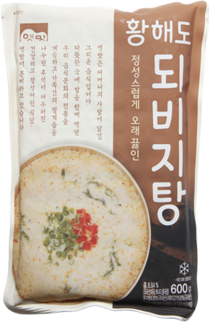 고향식품 황해도 되비지탕 600g 1박스 x 25팩 박스상품, 25개