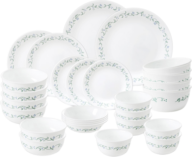 코렐 컨트리커트지 6인 27p 세트 27p, 혼합색상, 컨트리커트지 6인 6종, 1세트