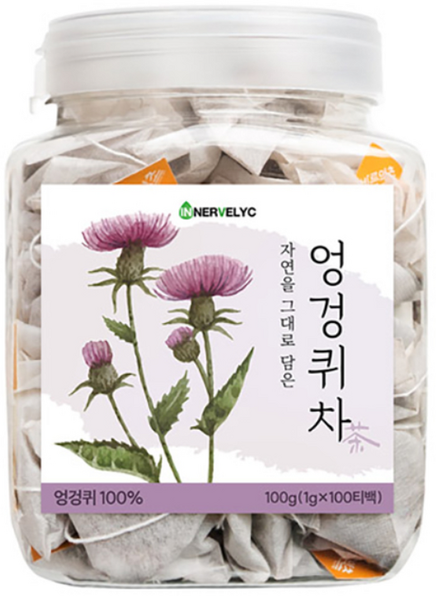 이너블릭 엉겅퀴차, 1g, 100개입, 1개