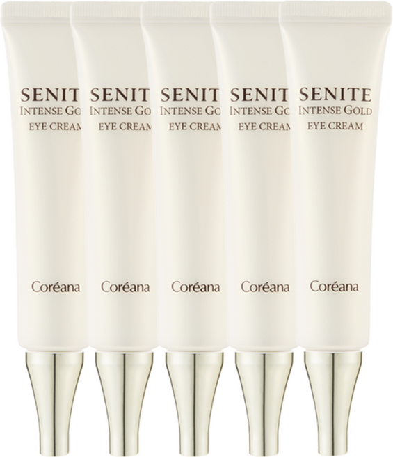 [눈가주름 눈밑주름 눈꺼풀처짐 개선] 코리아나 세니떼 인텐스 골드 눈가집중 아이크림 30ml 5개