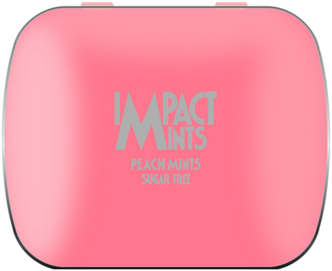 임팩트 민트 캔디 복숭아 독일 무설탕 금연 사탕, 1개, 14g