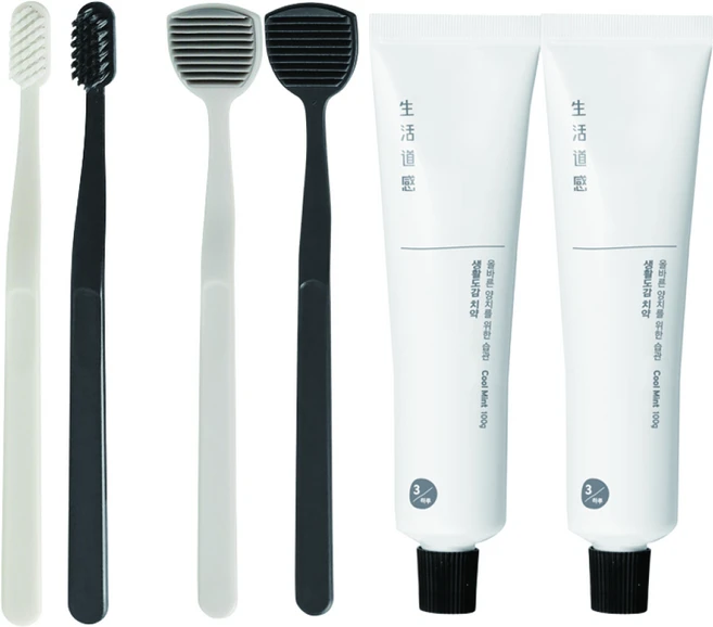 생활도감 구강 케어 세트, 1세트, 100g - 쿠팡