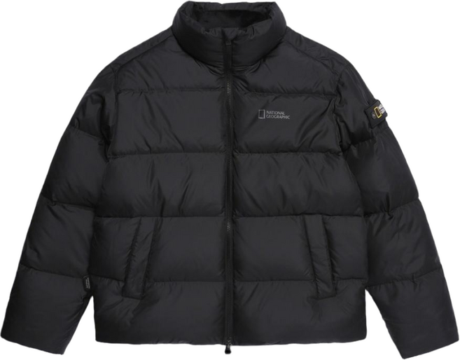 [25년도 신상품] 내셔널지오그래픽 패딩 내셔널 에이라 하이넥 숏패딩 역시즌 점퍼 구스다운 + PXV다용도Bag