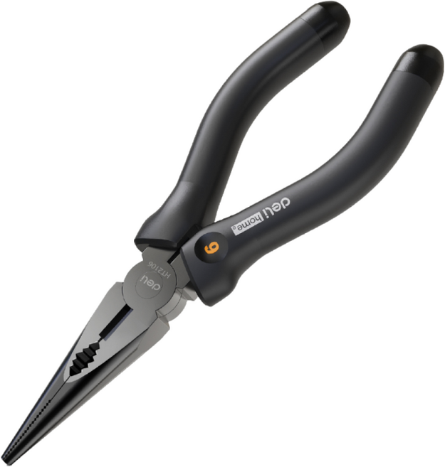 델리 롱노우즈 롱노즈 플라이어 가정용 6인치, 1개