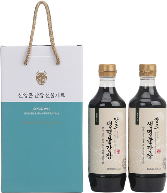 신앙촌 양조 생명물간장 선물세트 특선 3호 본사직영, 2개, 860L