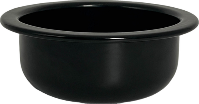 아르지 법랑 핸디 보울 1인 라면그릇 샐러드볼 17cm 국산 인덕션가능 아르지법랑, 1개, 블랙 (2233.85-1)