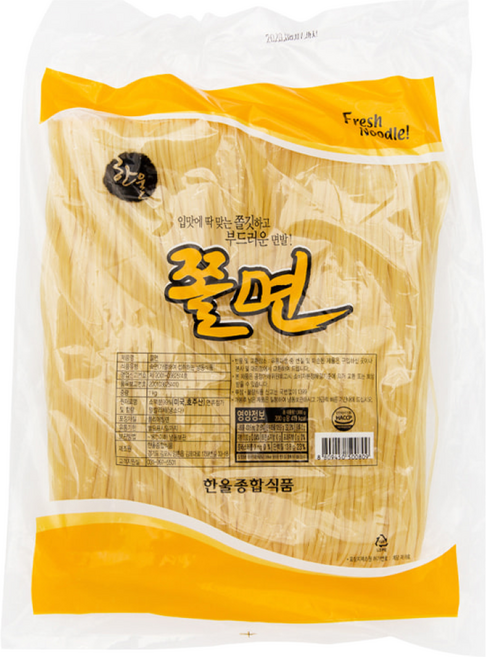 한울종합식품 쫄면 1kg, 1개