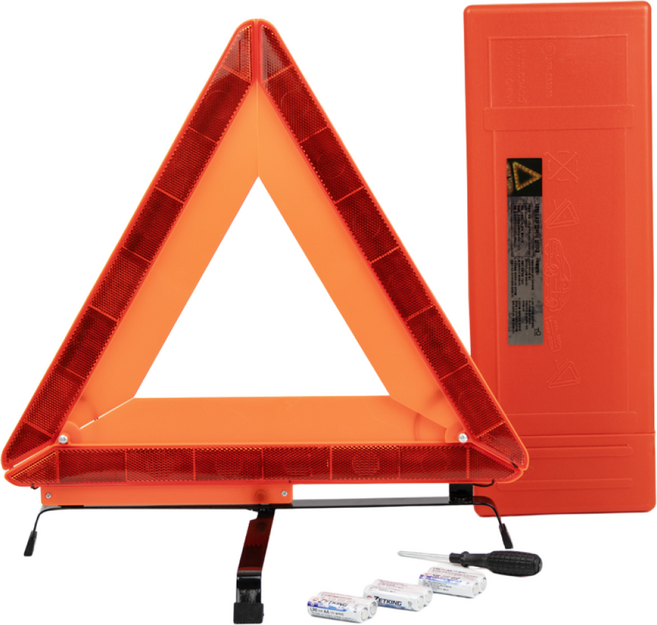 TG전자 대형 LED 안전 삼각대 접이식 자동차 차량 비상 삼각대 차량용 경고등 비상등 TG-E182, 1개