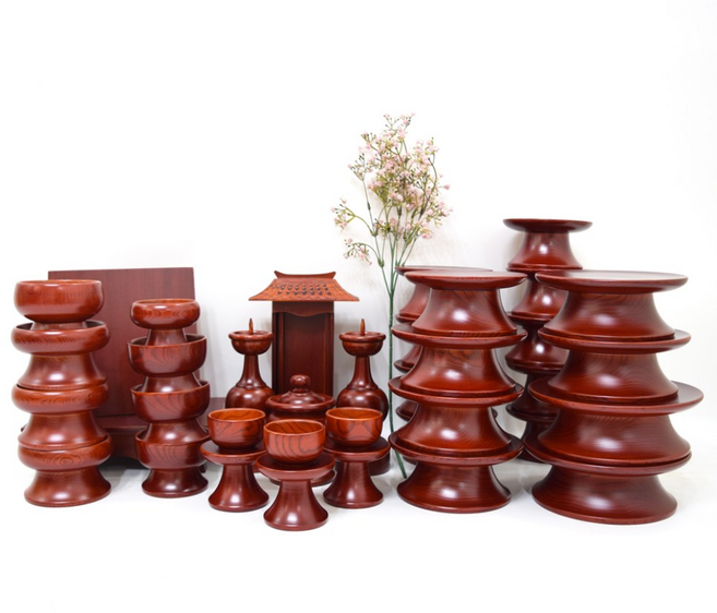 남원 향림공예 제기세트 오리목 물푸레 간소 간편 제사 그릇 23p 37p 목기, 07.남원 물푸레 민자제기 37p, 1개