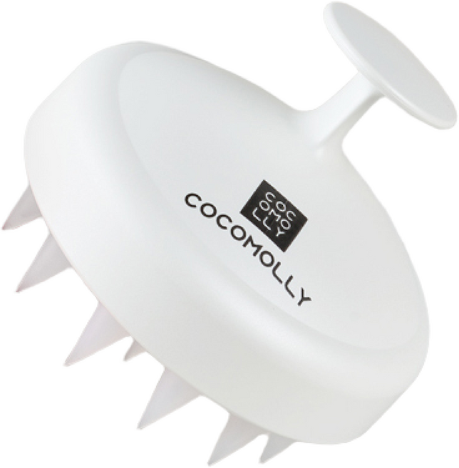 코코몰리 반려동물 샴푸 브러쉬 지름 8cm x 높이 7cm, 화이트, 1개