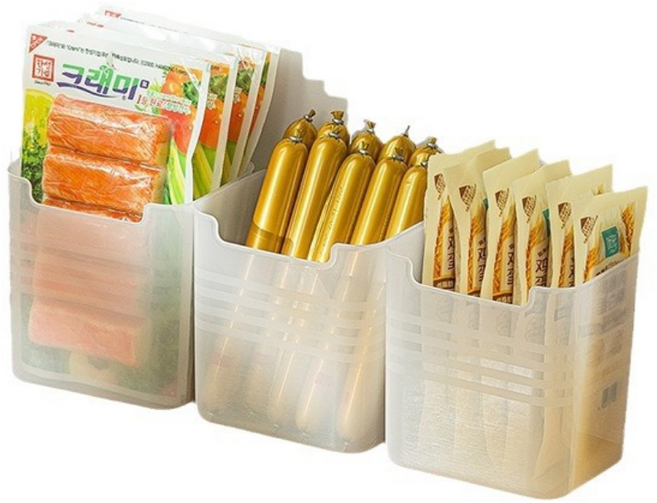 10+2 냉장고 정리 트레이 수납함 깔끔 도어포켓, 1세트, 12개입