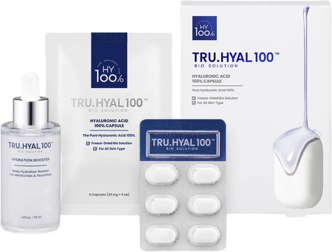 트루히알100 하이드레이션 세트 (30캡슐+50ml세럼), 1개 - 쿠팡