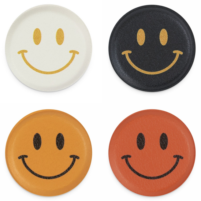 [페니체] 볼마커 자석 골프 선물 볼마크 4p 세트, 1개, 스마일