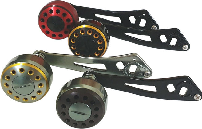 베이트릴 파워핸들 튜닝핸들 노브 선상낚시 쭈꾸미, 빨강