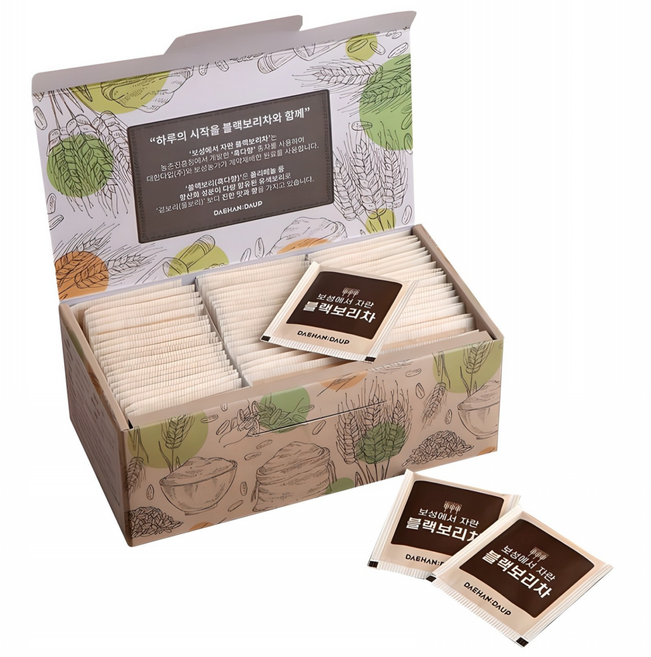 대한다업 보성에서 자란 블랙 보리차, 1.5g, 60개입, 1개