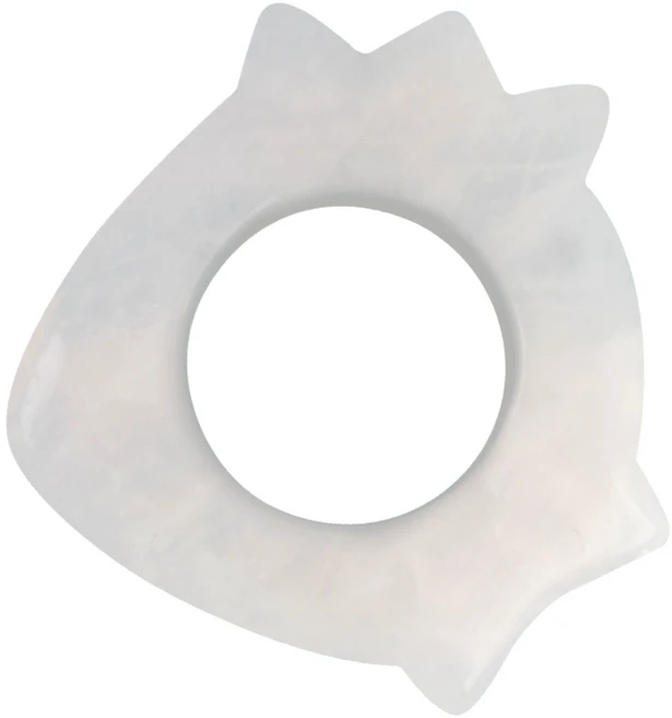 더웰 팔자주름 제거 옥 괄사 화이트닝 반지괄사 단품, 화이트, 1개 - 쿠팡