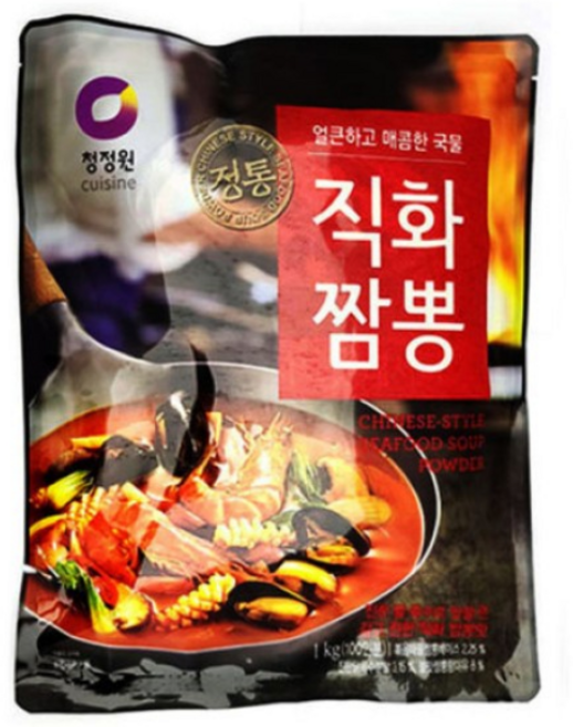 청정원 정통 직화짬뽕 분말, 1kg, 2개