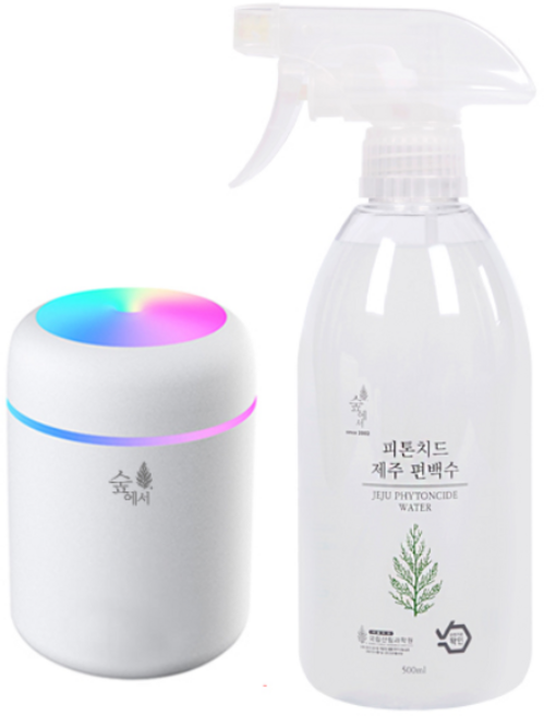 숲에서 편백수 가습기 F1000 세트 (편백수 * 1ea 포함), 1개, 500ml