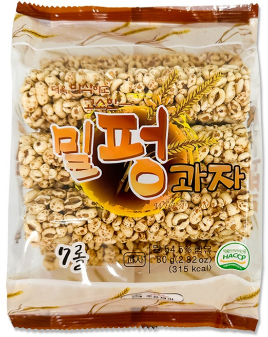 참좋은 밀펑과자 80g, 1개