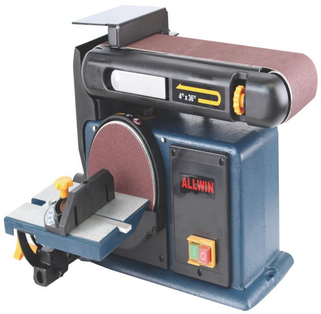 리얼공구 목공 탁상 그라인더 15.24cm ABS-1000, 1세트