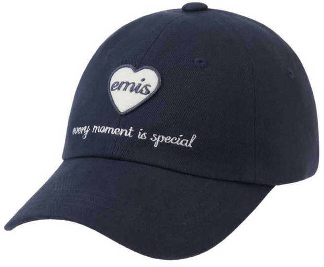 이미스 HEART WAPPEN BALL CAP-NAVY