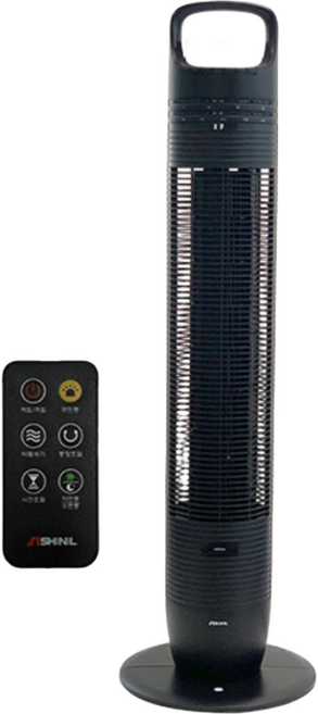 신일 날개없는 타워팬 선풍기 무드등 수면풍 4단풍속조절 (+리모컨포함), 1개, SIF_TJ30RDW