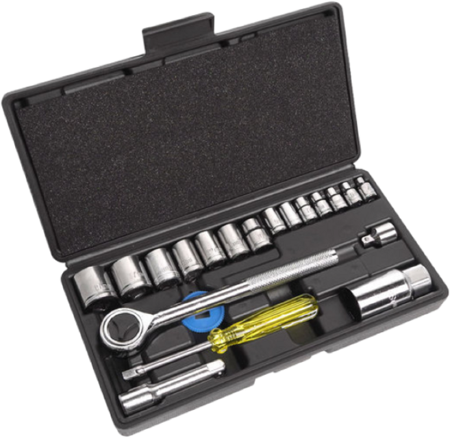 코이코 3/8 복스세트 소켓렌치세트 21PCS, 1개