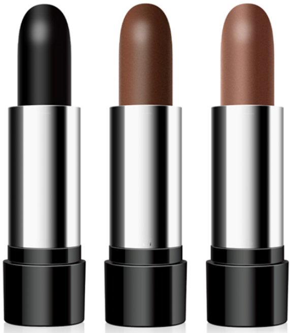 흰머리 부분 헤어 새치 커버 염색 스틱, 갈색, 1개